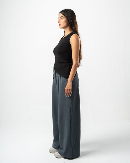 Flipped Pants - Teal Slate