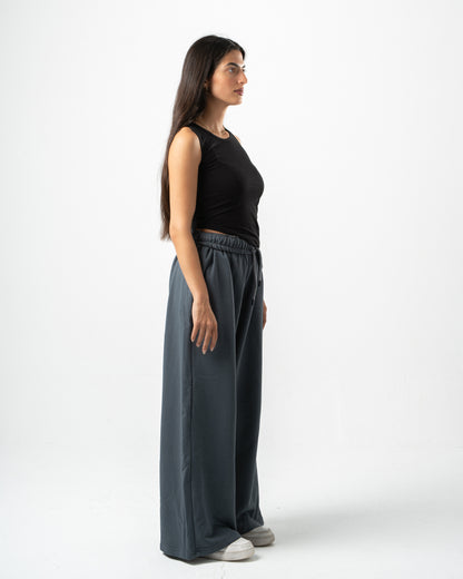 Flipped Pants - Teal Slate