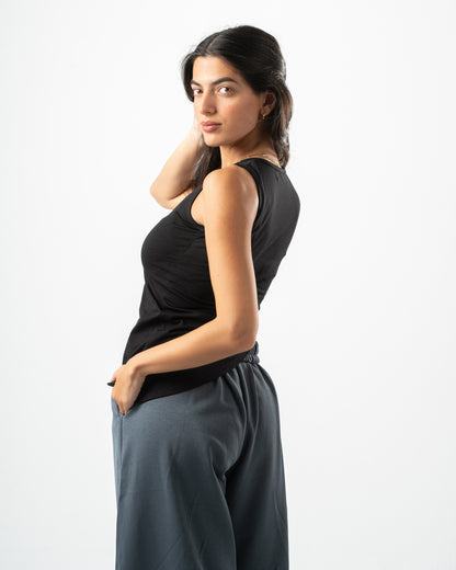 OffCut Top - Black Carbon